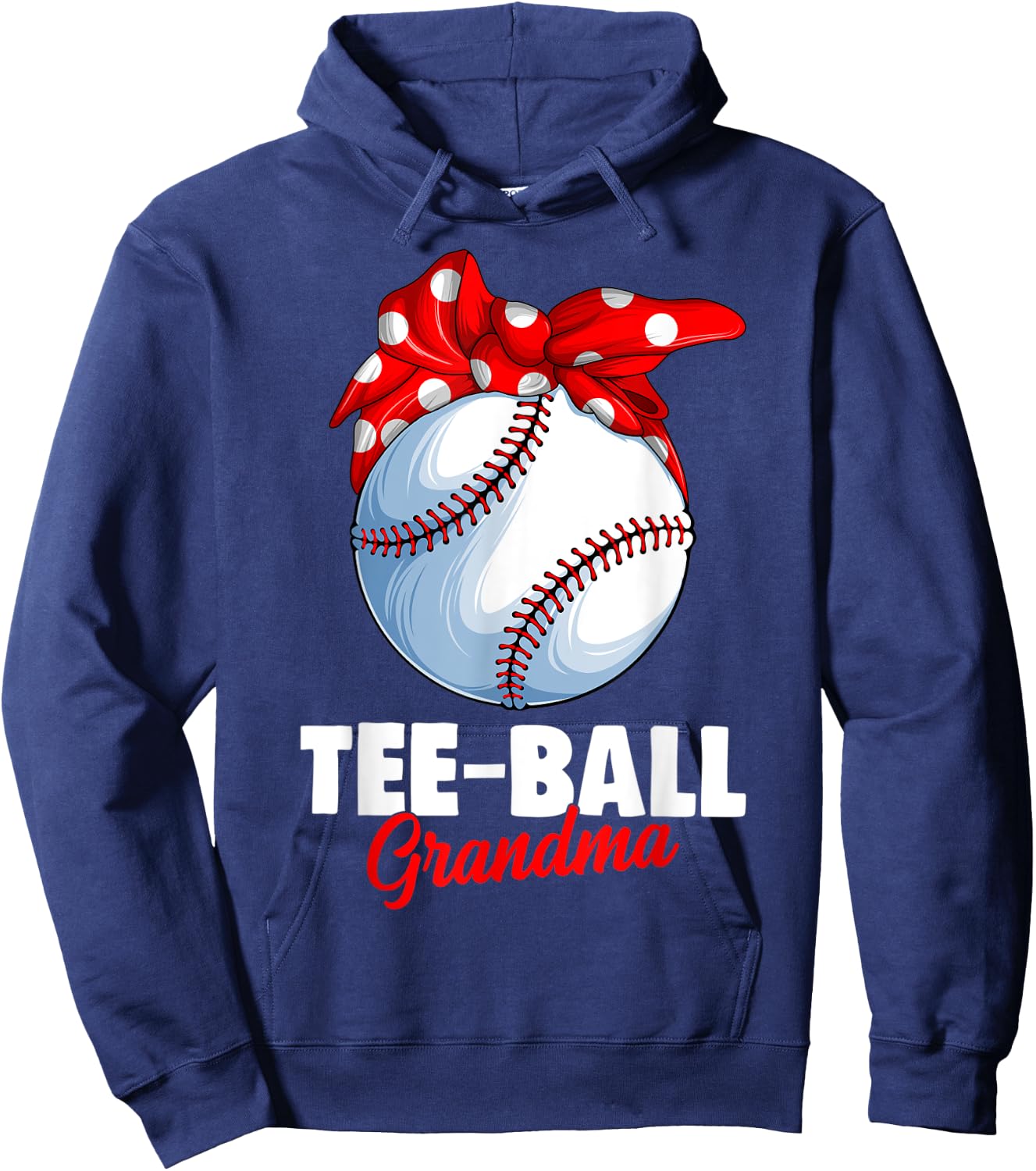 Ball Grandma T Ball TBall Teeball Women Hoodie - Hoodie | Navy