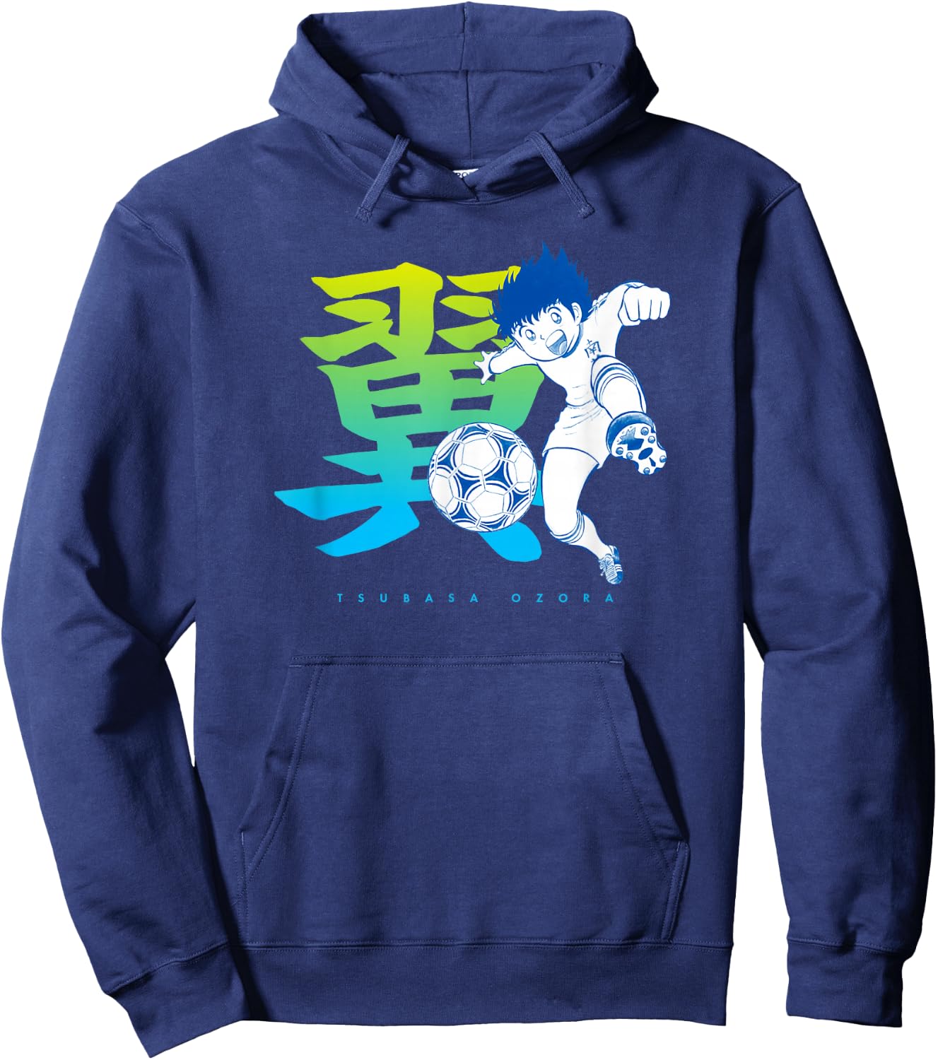 Captain Tsubasa Tsubasa Ozora (Kick) Hoodie - Hoodie | Navy