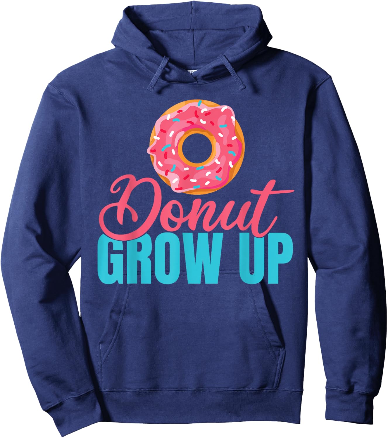 Donut grow up Snack Donut Hoodie - Hoodie | Navy