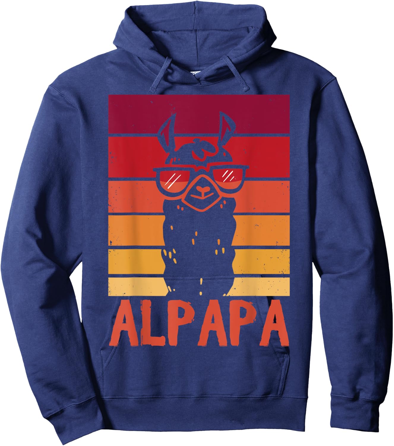 ALPAPA Alpaca Fan Llama Fan Lover Father's Day Hoodie - Hoodie | Navy