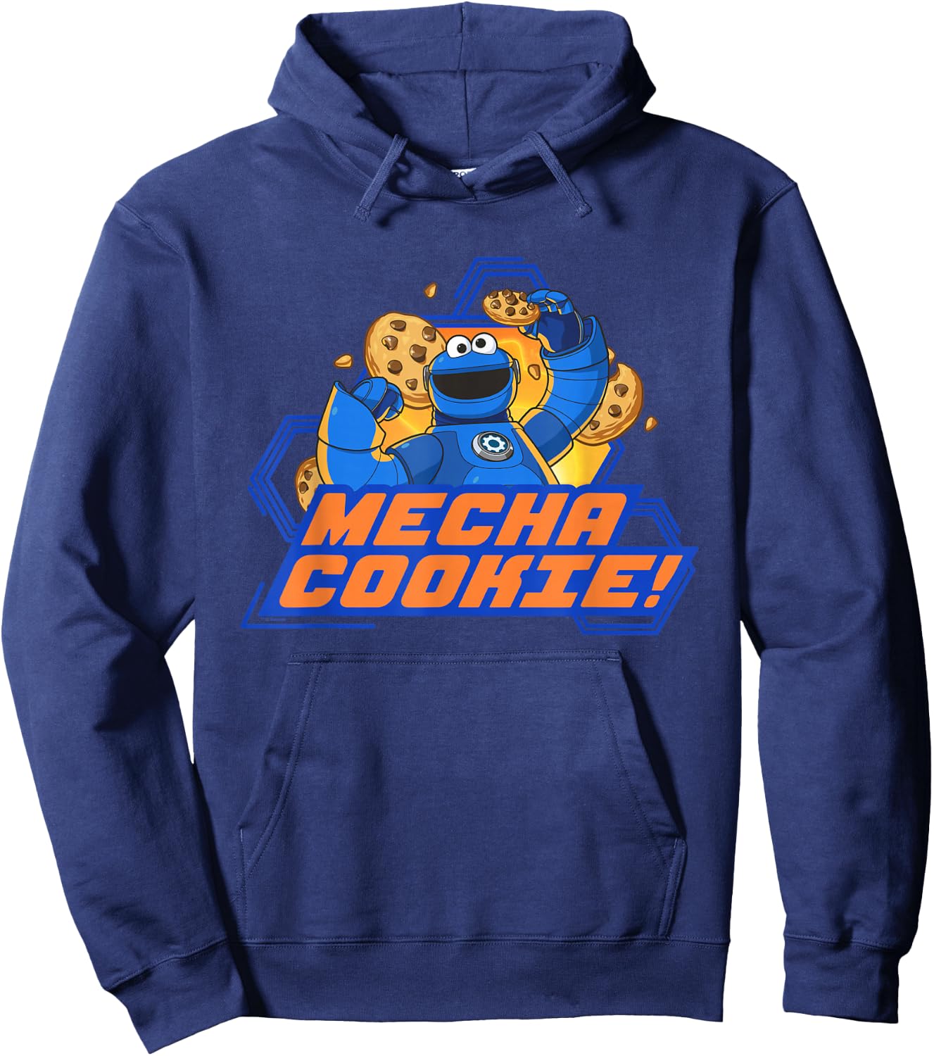 Sesame Street Mecha Builders Mecha Cookie! Hoodie - Hoodie | Navy