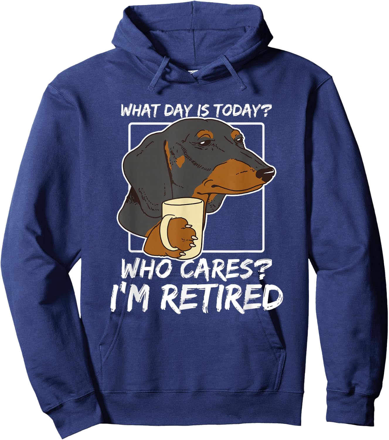 Dachshund Owner Retirement Hoodie - Hoodie | Navy
