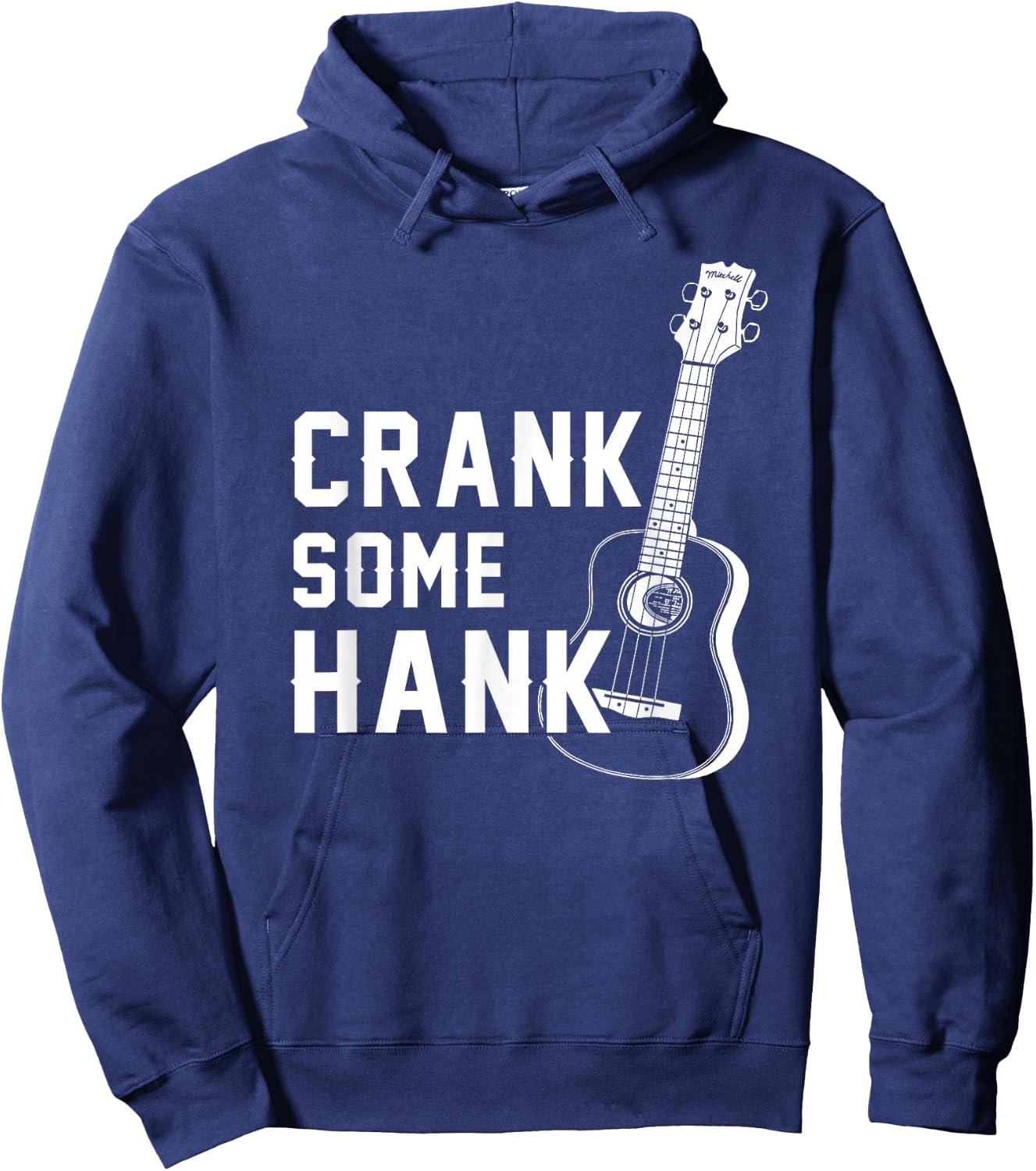 Crank Some Hank Guitar Lovers Hoodie - Hoodie | Navy