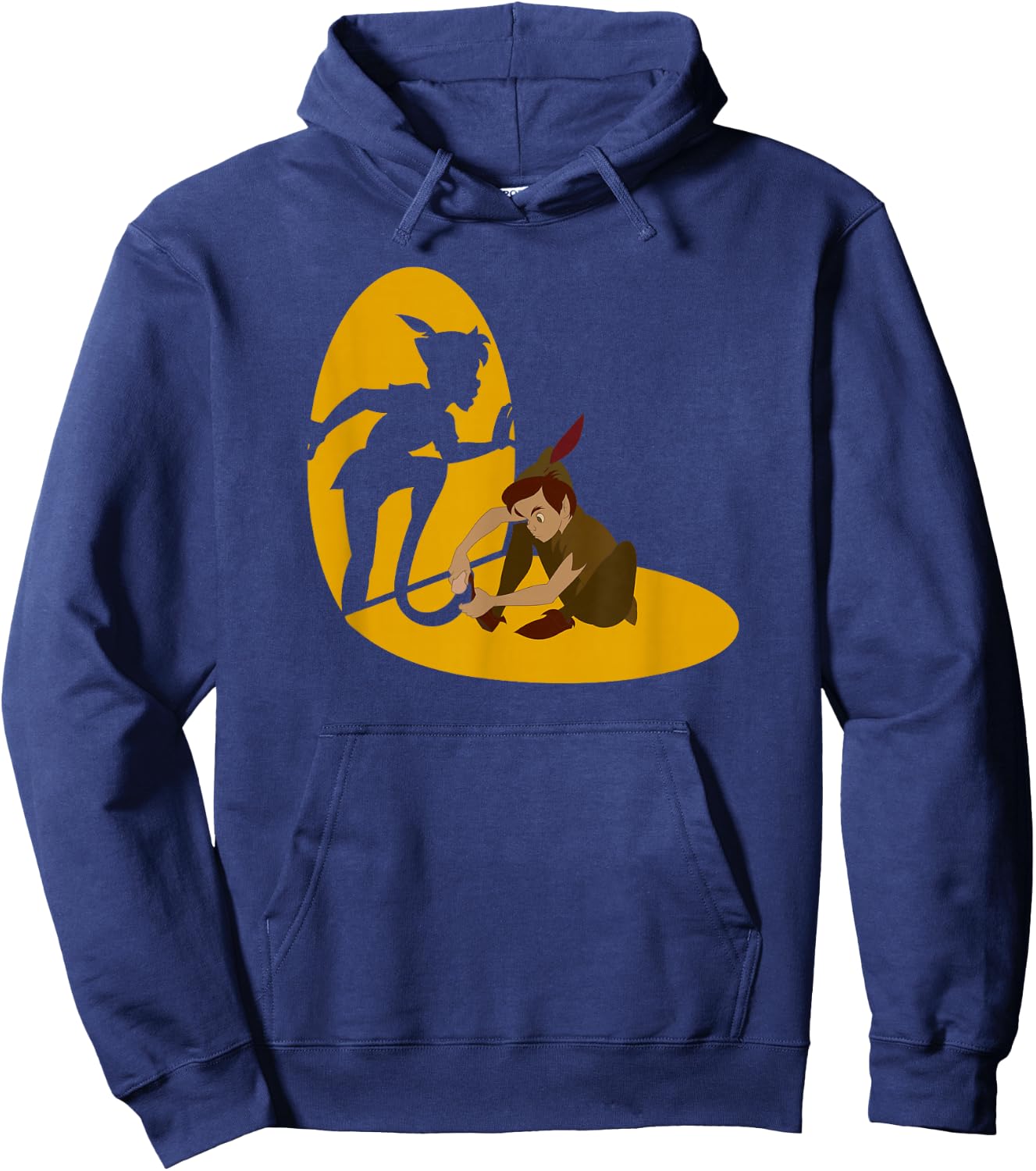 Disney Peter Pan Shadow Spotlight Poster Hoodie - Hoodie | Navy