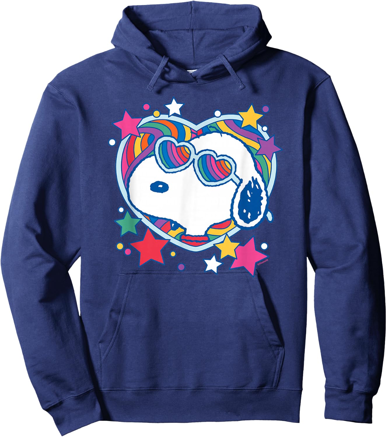 Peanuts - Snoopy Groovy Heart Hoodie - Hoodie | Navy