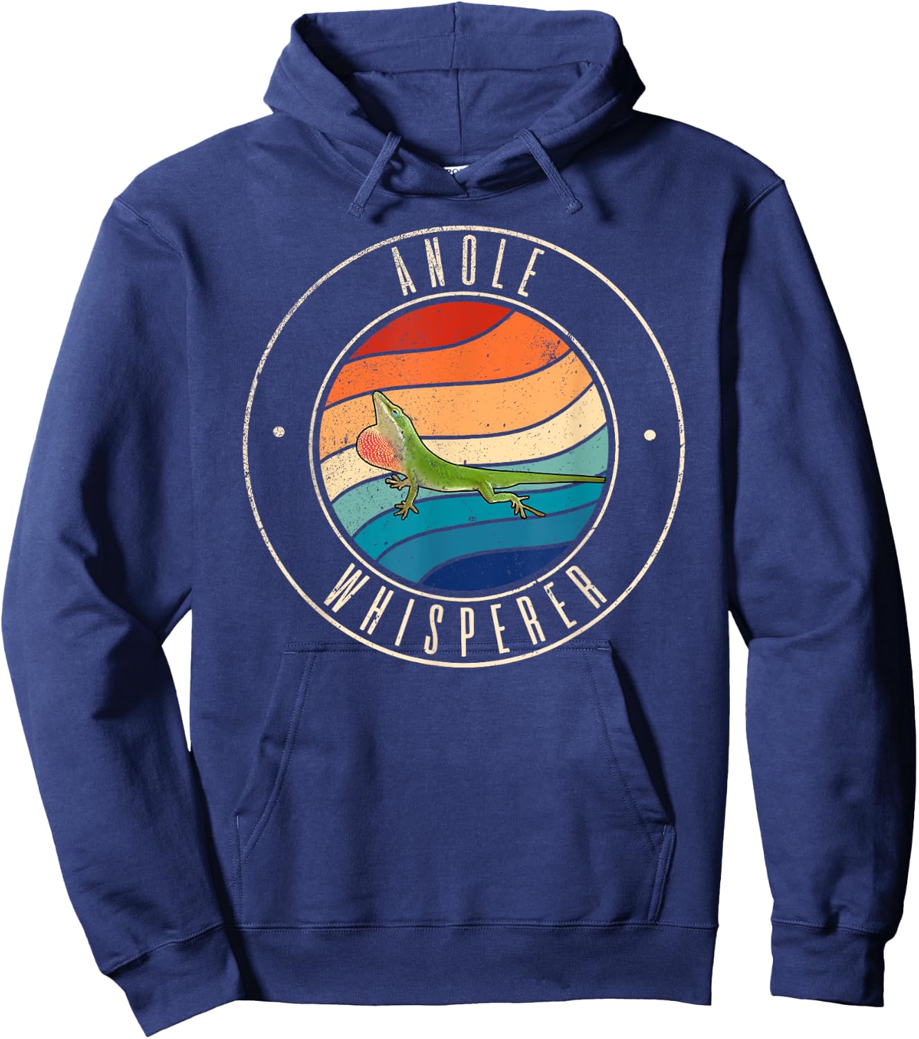 Anole Whisperer Hoodie - Hoodie | Navy