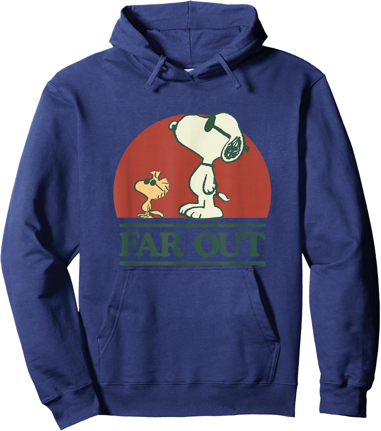 Peanuts - Snoopy Far Out Hoodie - Hoodie | Navy