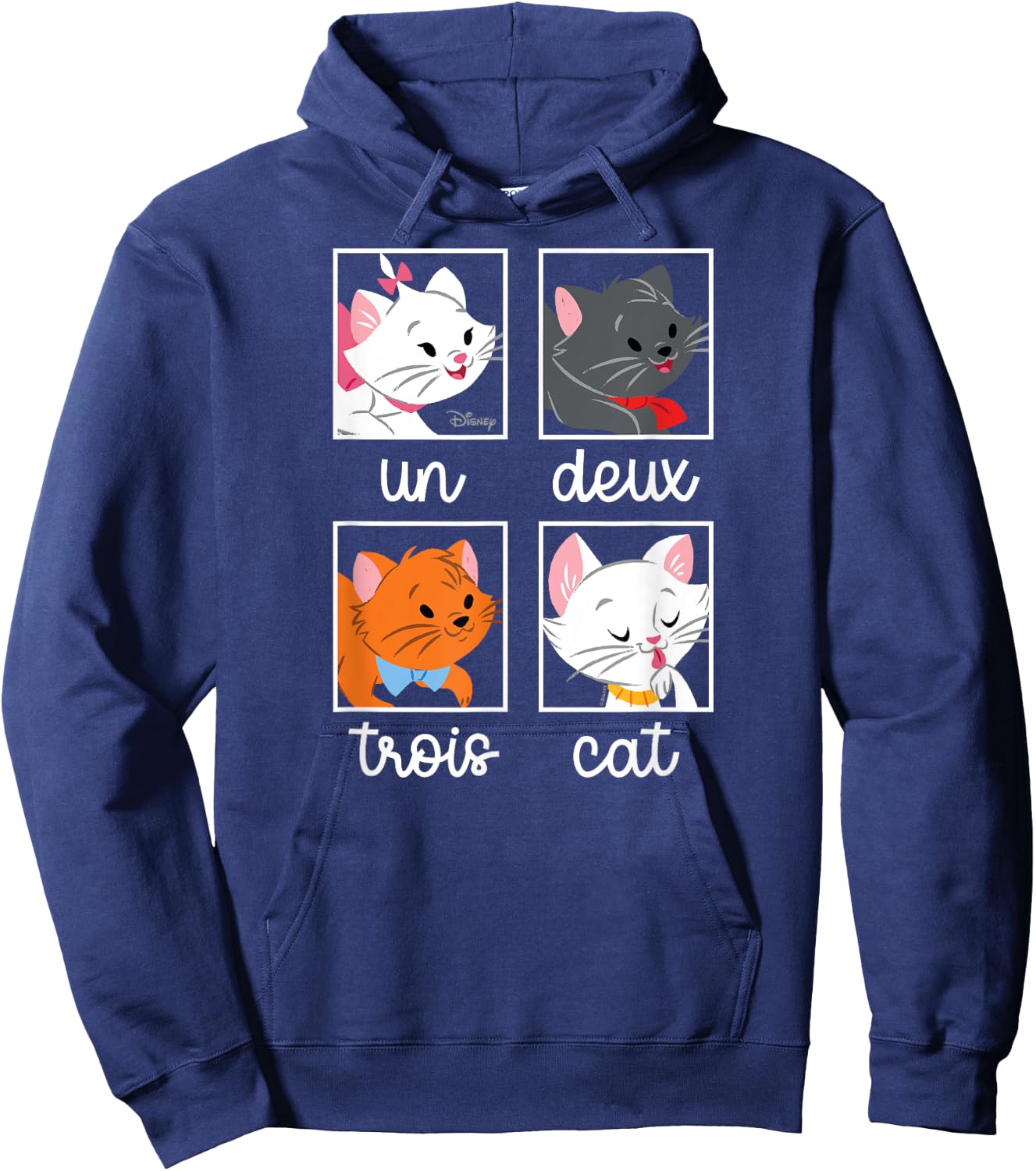 Disney - Un, Deux, Trois, Cat Hoodie - Hoodie | Navy