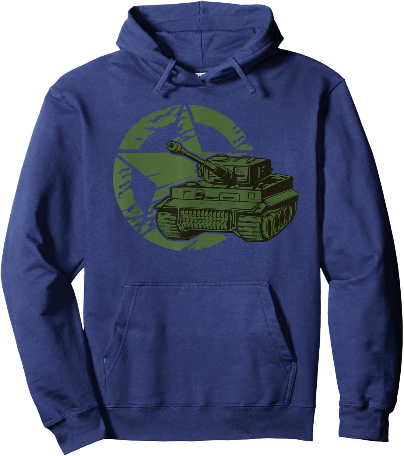 M1 Abrams Tank Funny Sarcastic Military Pun Hoodie - Hoodie | Navy