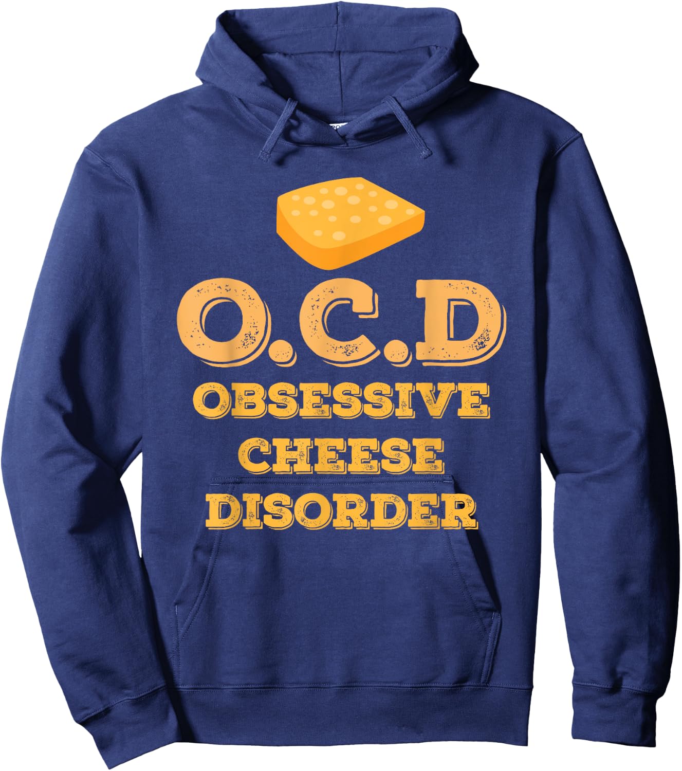 Obsessive Cheese Disorder OCD Hoodie - Hoodie | Navy