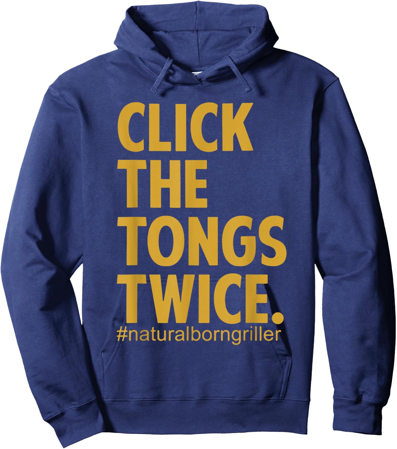 Click The Tongs Twice Hoodie - Hoodie | Navy