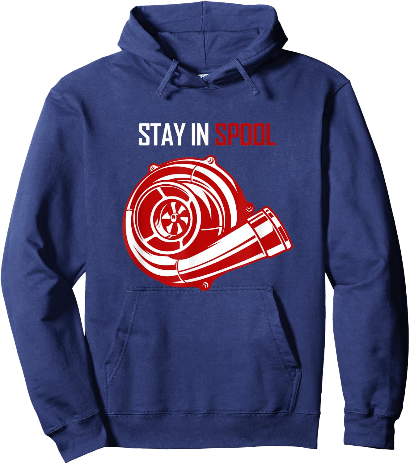 Turbocharged Petrolheads Stay in Spool Hoodie - Hoodie | Navy