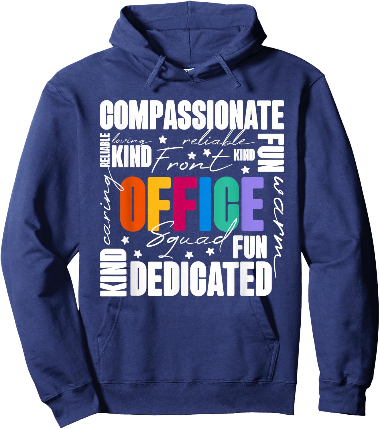 Office Squad, Office Staff Team Hoodie - Hoodie | Navy