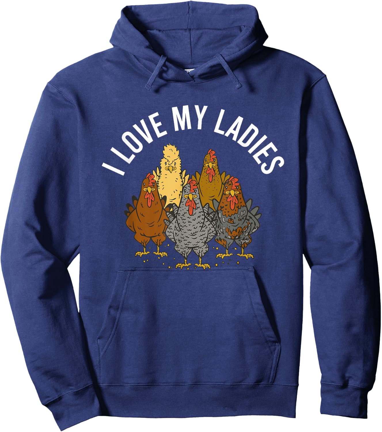 Chickens Chicken Vintage Chicken Sayings Hoodie - Hoodie | Navy