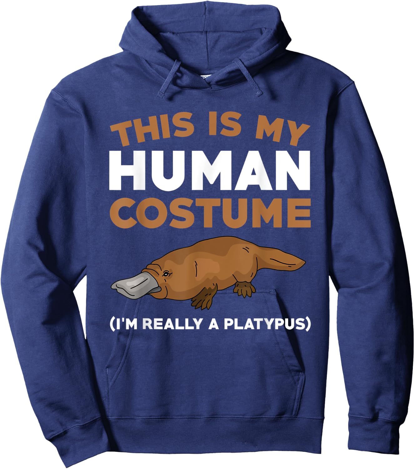 Funny Platypus Lover Outfit Love Platypuses Hoodie - Hoodie | Navy