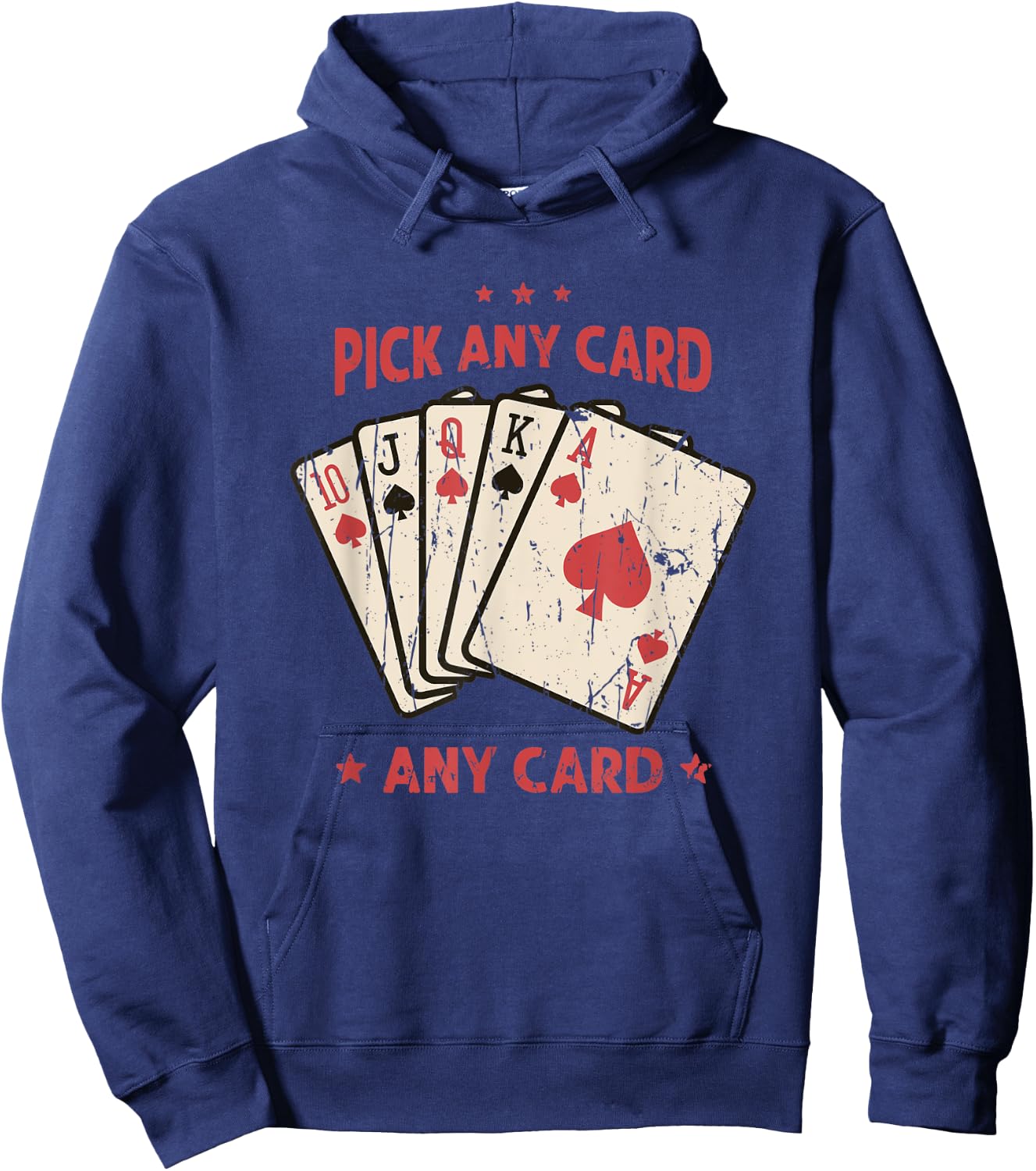 Pick a card Any card - cards Hoodie - Hoodie | Navy