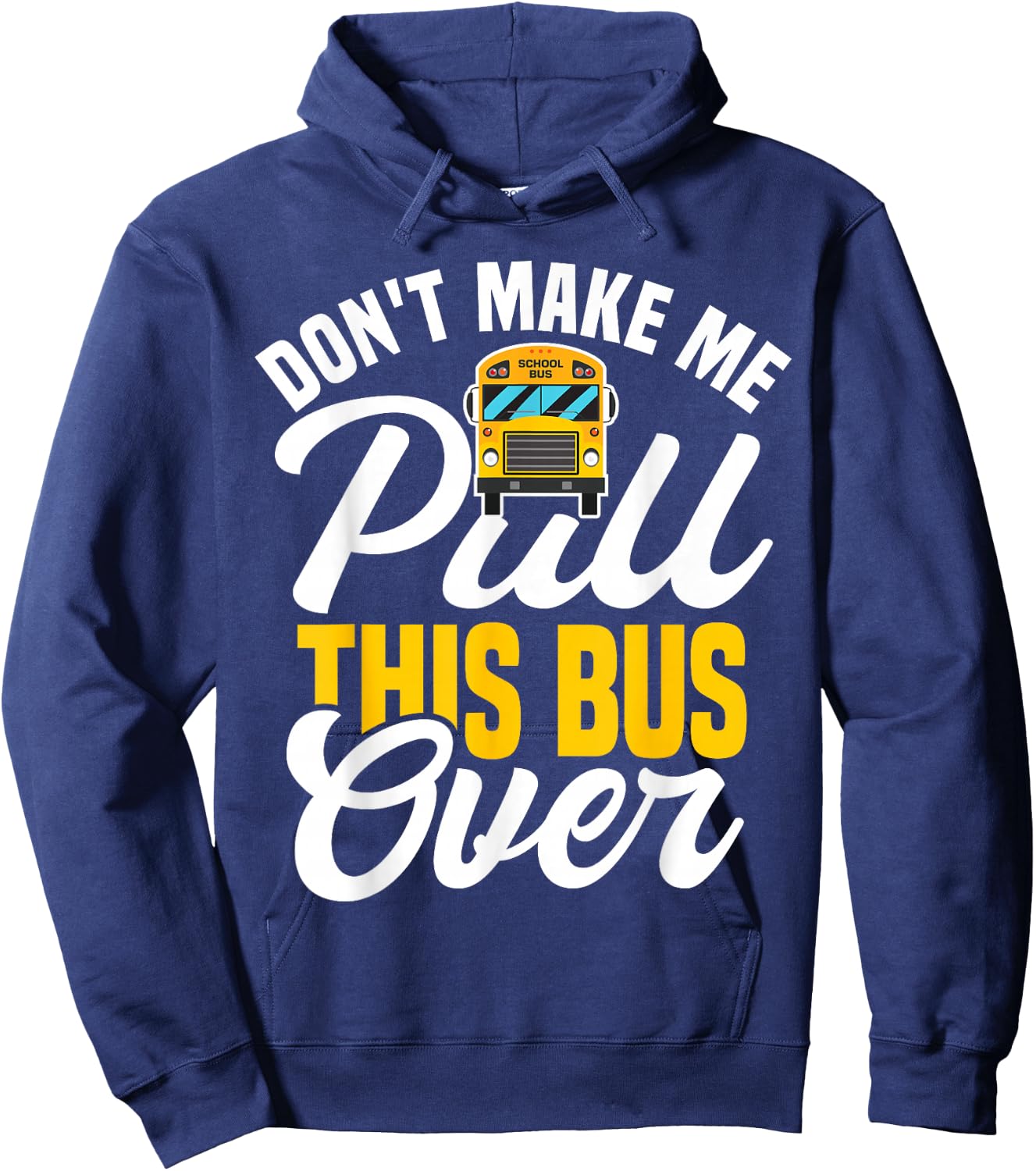 Funny School Bus Driver Hoodie - Hoodie | Navy