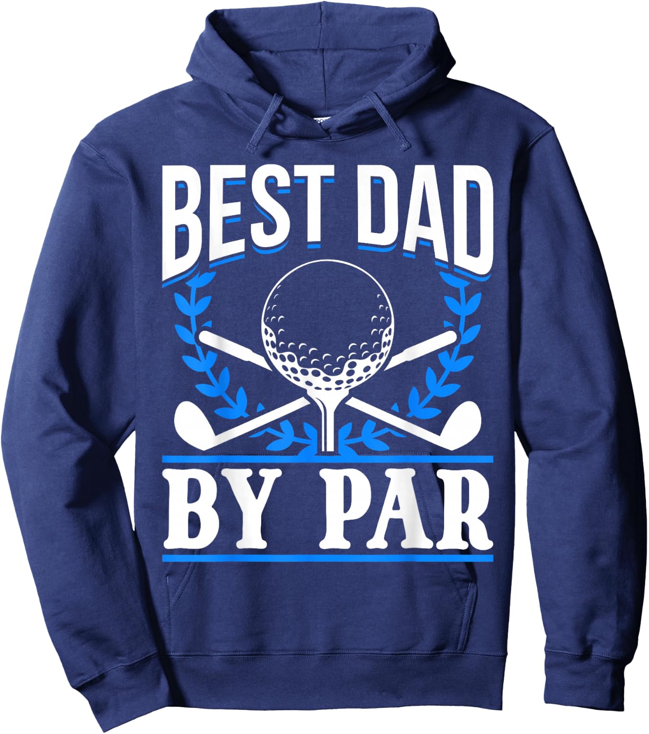 Golf Golfer Best Dad by par Hoodie - Hoodie | Navy