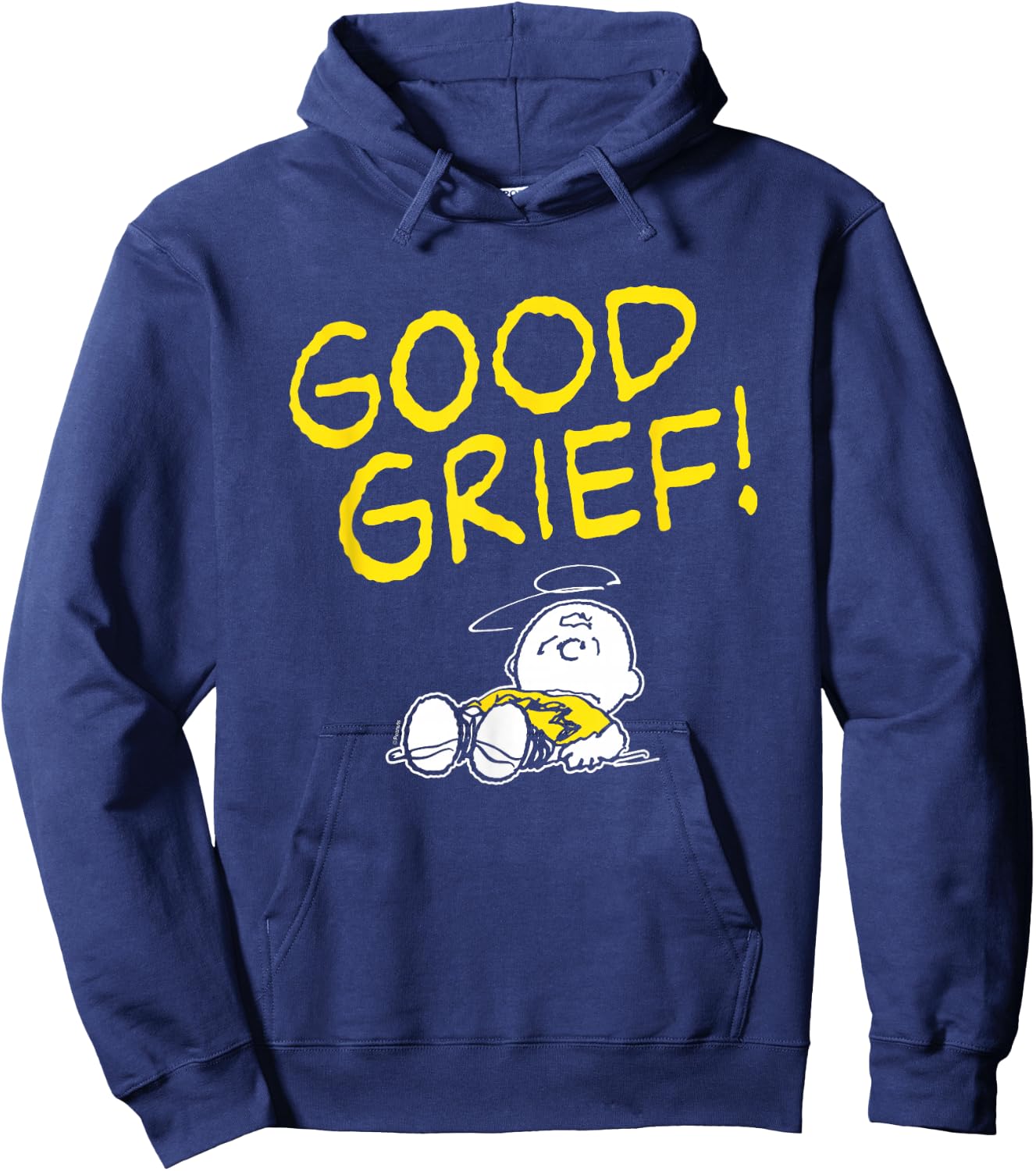 Peanuts - Charlie Brown Good Grief Hoodie - Hoodie | Navy