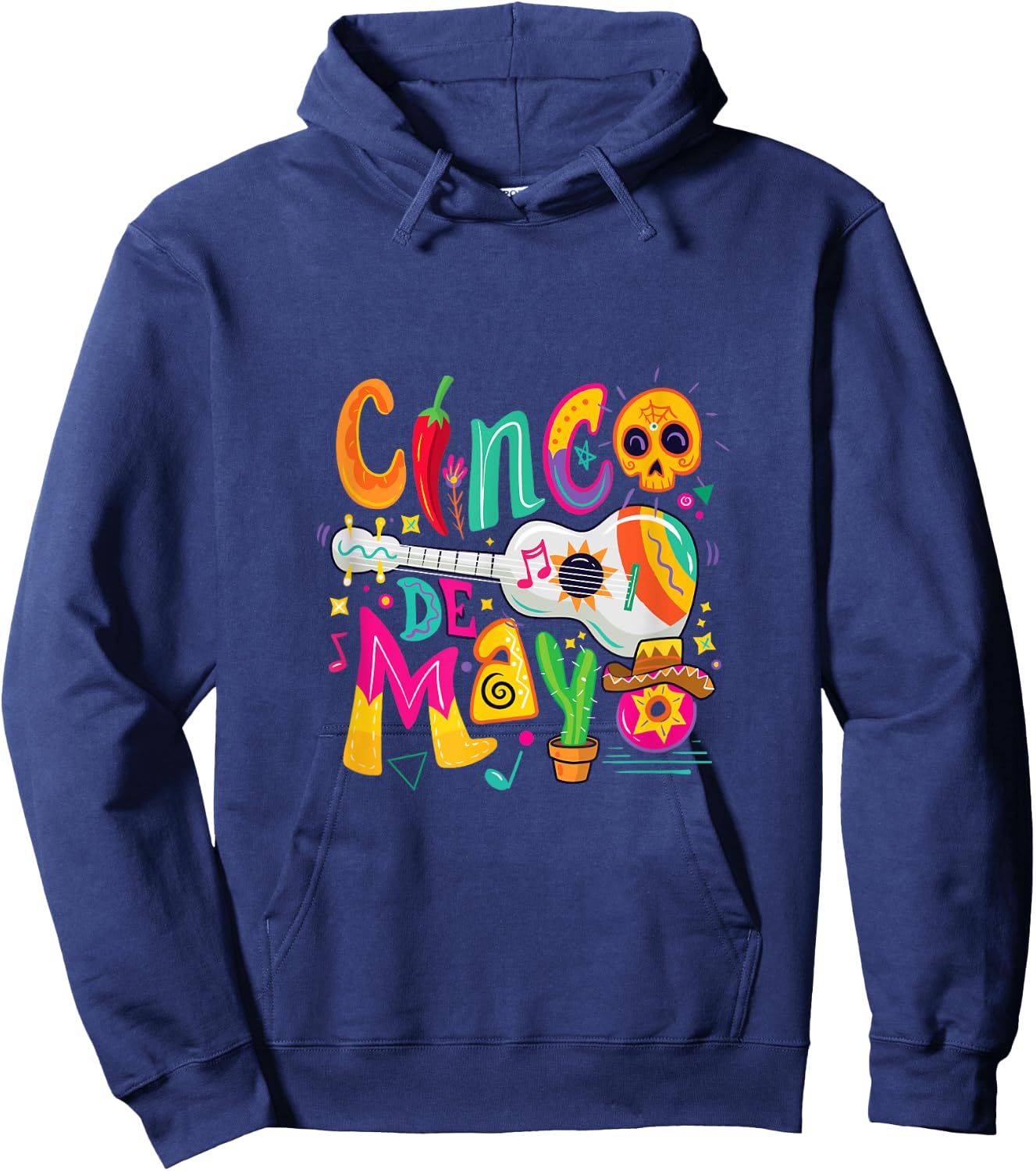 Cinco De Mayo Mexican Fiesta 5 De Mayo Hoodie - Hoodie | Navy