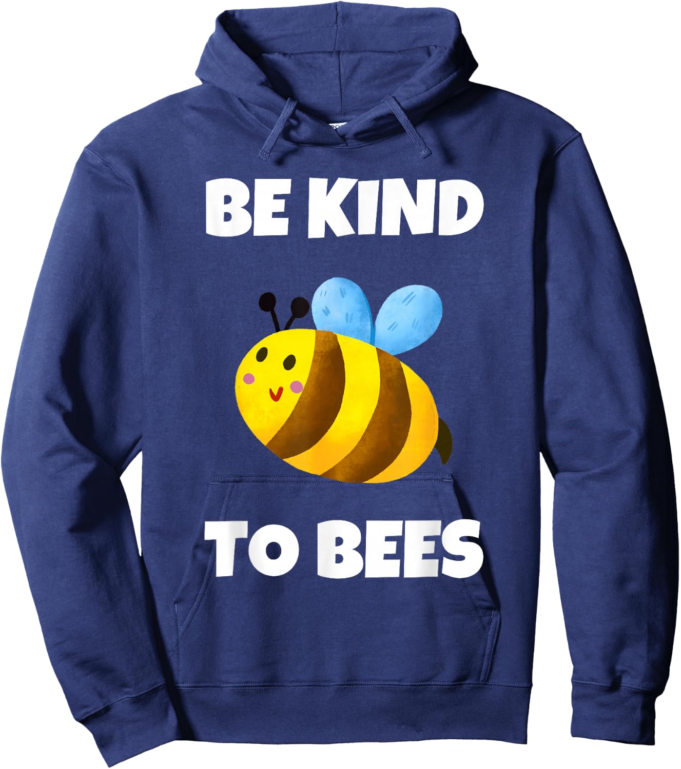 Cute Bumble Bee Be Kind To Bees Kids Men Hoodie - Hoodie | Navy