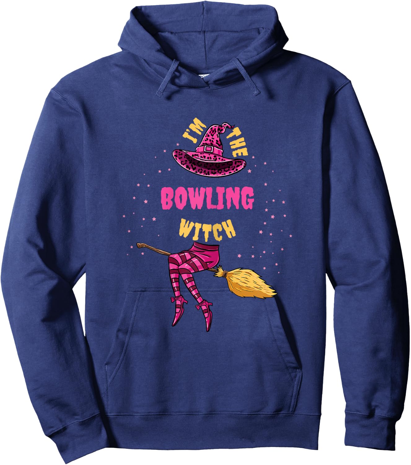 Im The Bowling Witch Halloween Matching Hoodie - Hoodie | Navy