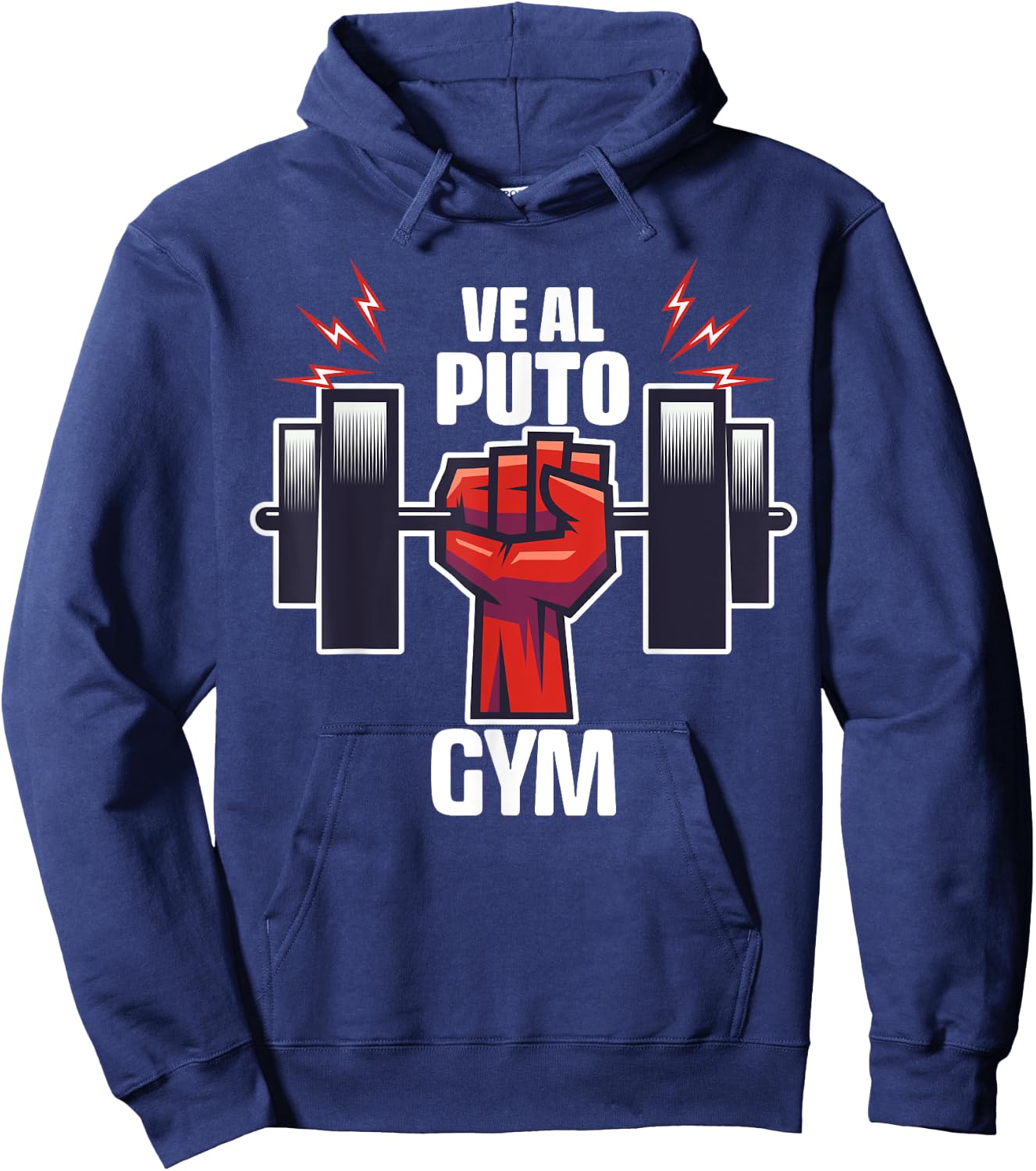 Go to the Fuck Gym Hoodie - Hoodie | Navy