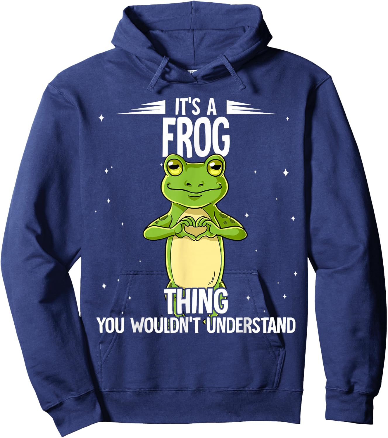 Its A Frog Thing Frog Hoodie - Hoodie | Navy