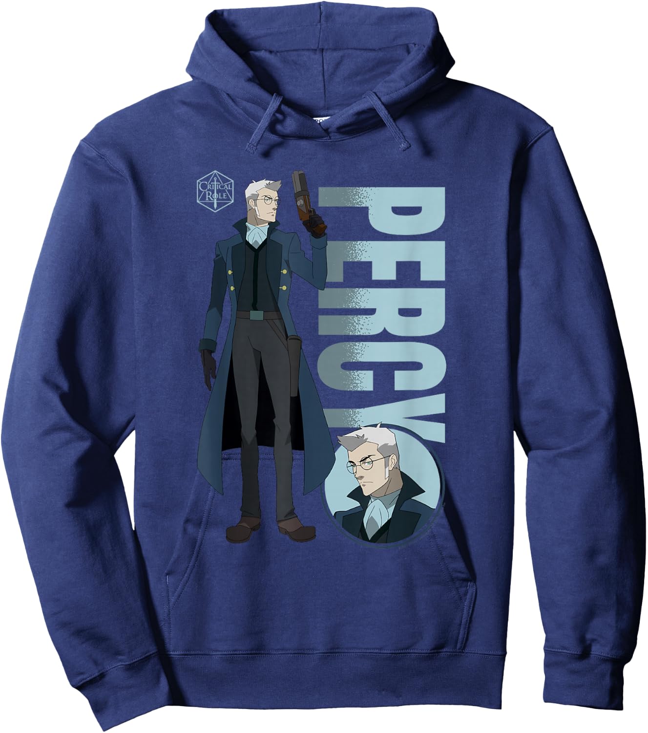 The Legend of Vox Machina Percy with Name Hoodie - Hoodie | Navy