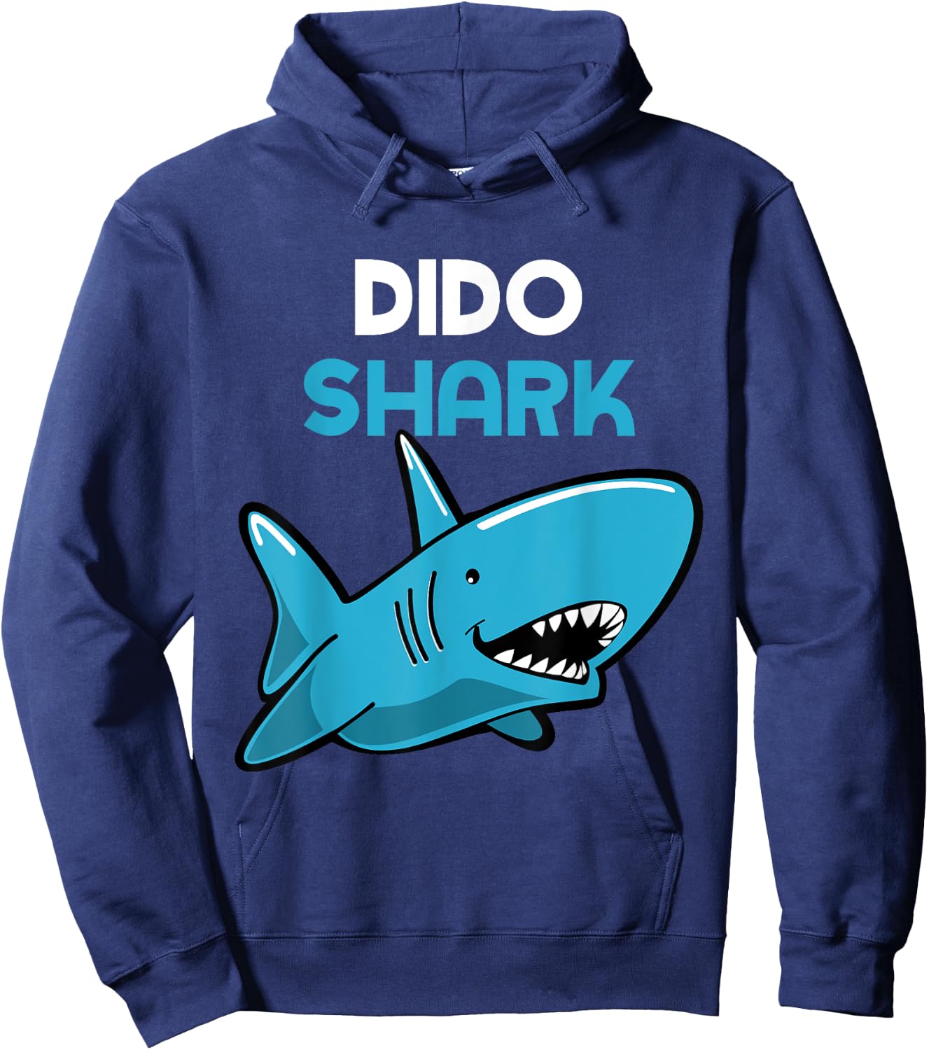 Dido Shark Funny Family Hoodie - Hoodie | Navy