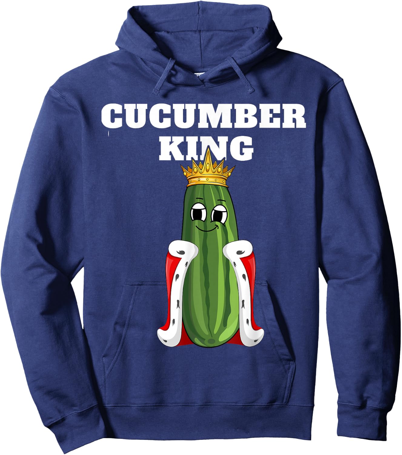 Gurkenkönig | Men's Cucumber | Boys Cucumber Hoodie - Hoodie | Navy