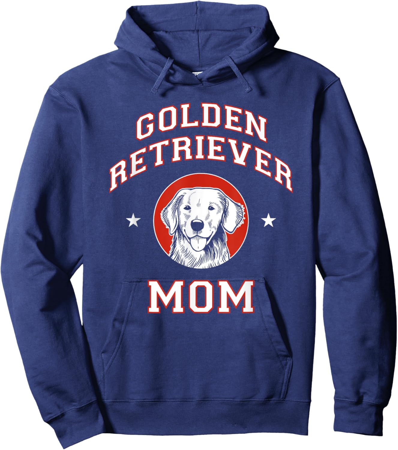 Golden Retriever Mom Dog Mother Hoodie - Hoodie | Navy
