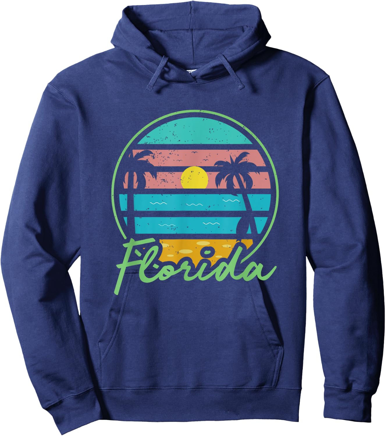 Florida - FL - Throwback Design - Classic Hoodie - Hoodie | Navy
