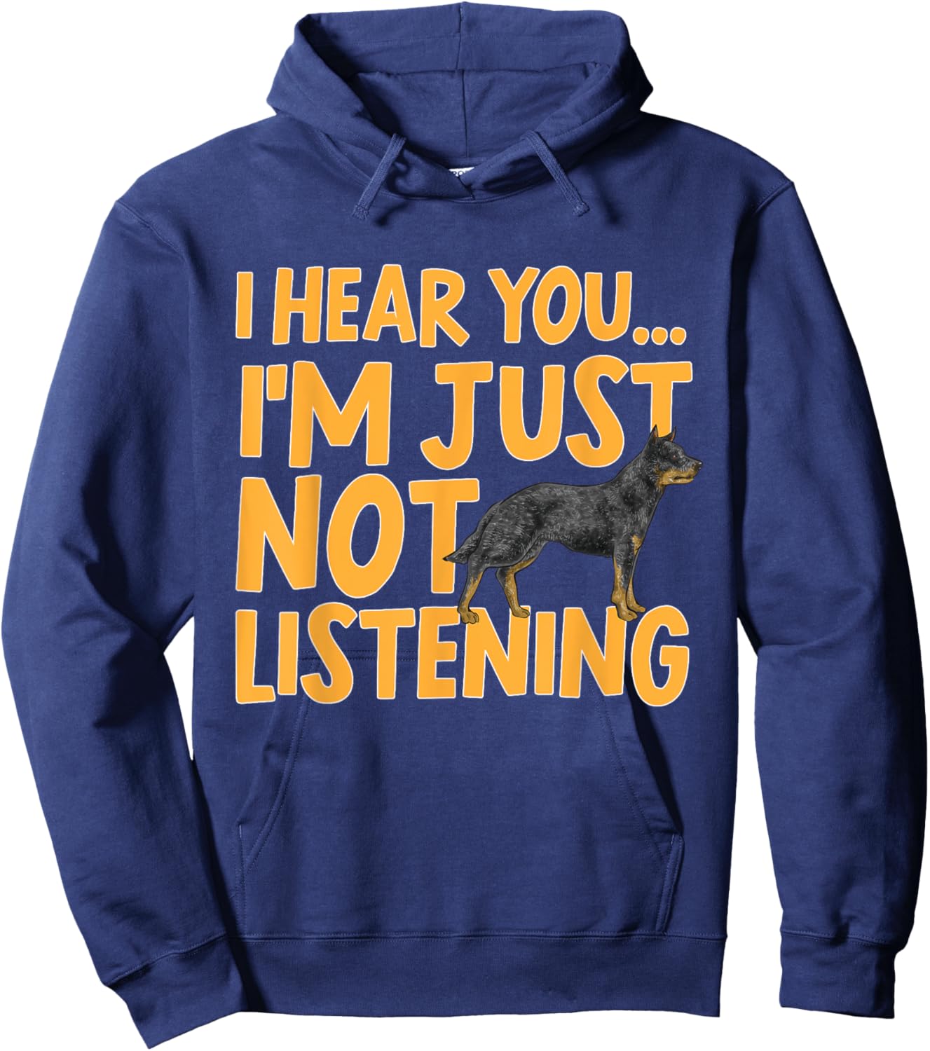 Australian Cattle Dog Blue Heeler Hoodie - Hoodie | Navy
