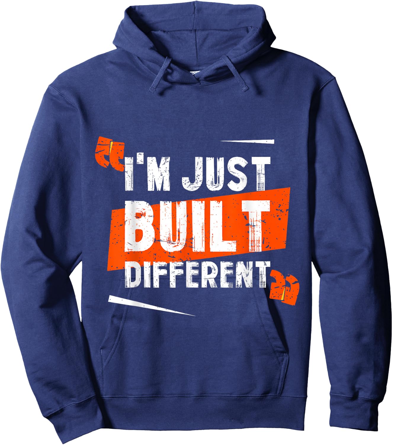 I'm Just Built Different Hoodie - Hoodie | Navy