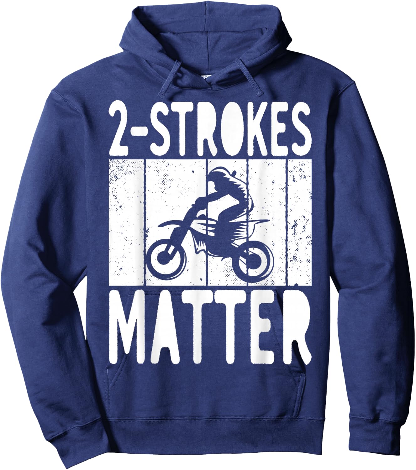 2 Stroke Matter Bikers Motorcycle Lover Hoodie - Hoodie | Navy