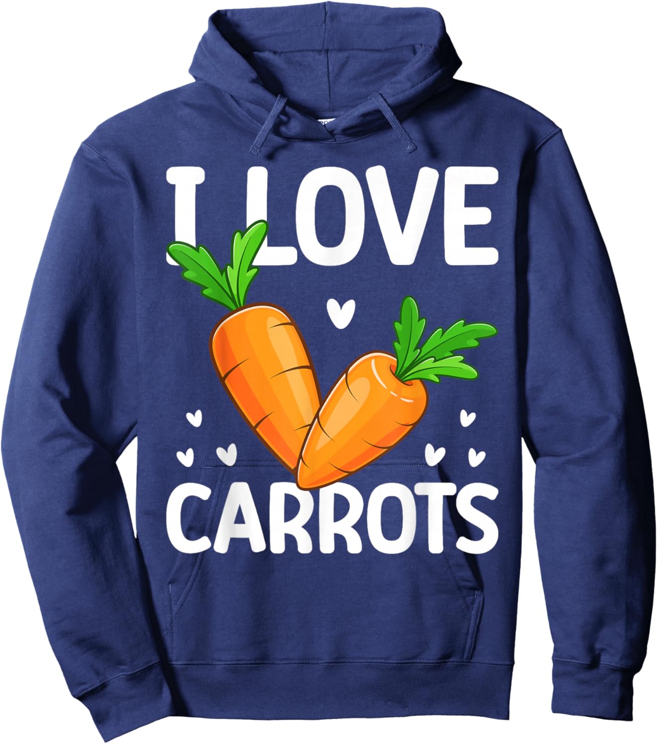 I Love Carrots Hoodie - Hoodie | Navy