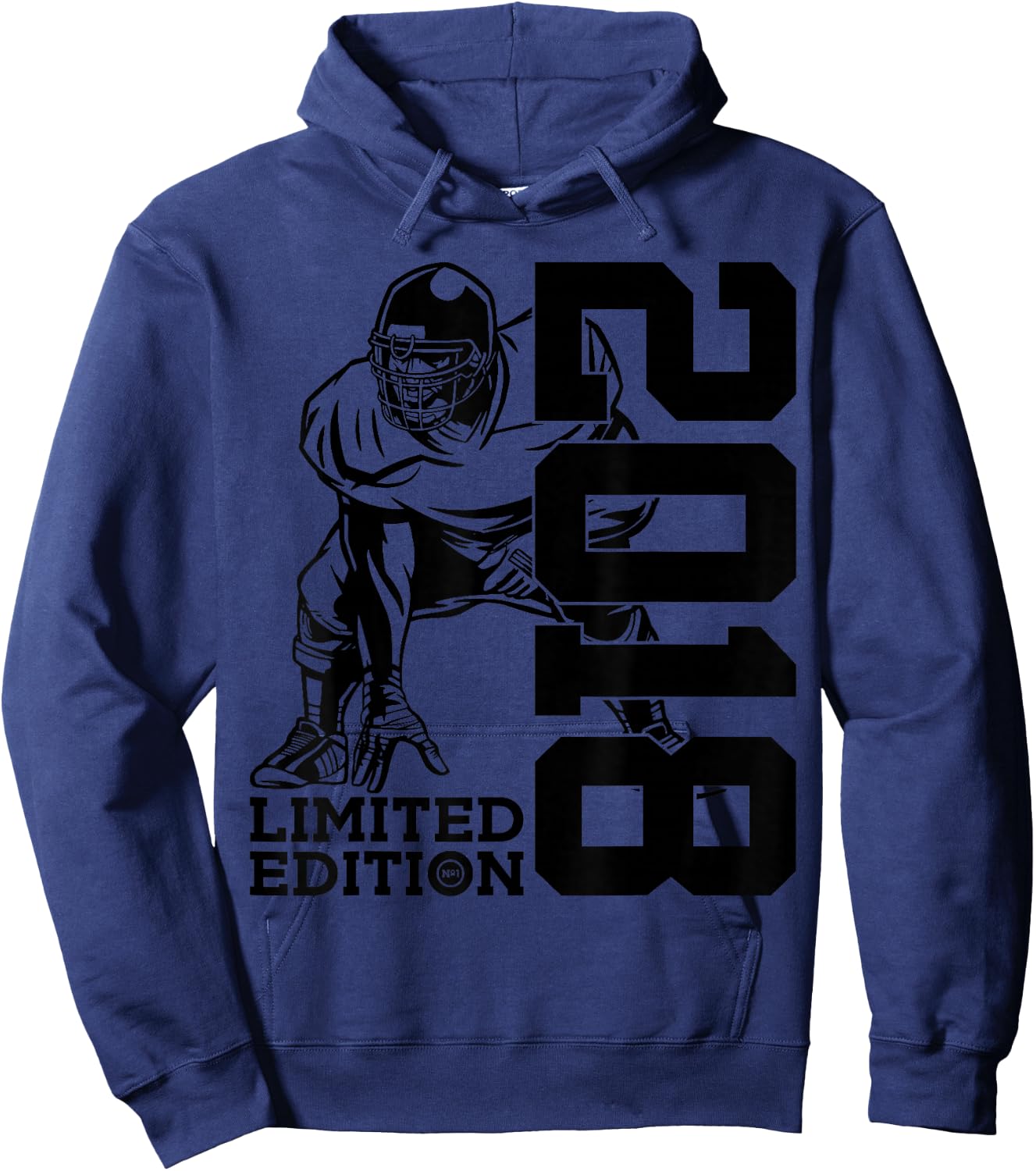 8th BIRTHDAY FOOTBALL LIMITED EDITION 2018 Hoodie - Hoodie | Navy