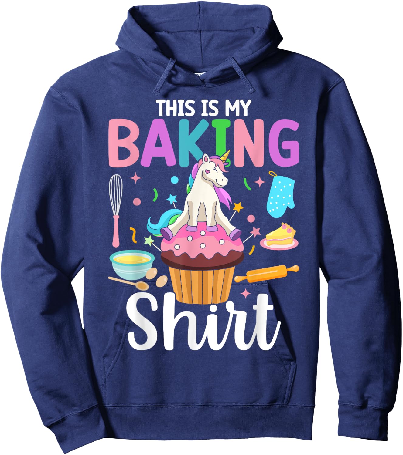 This Is My Baking Shirt Baking Girl Baker Hoodie - Hoodie | Navy