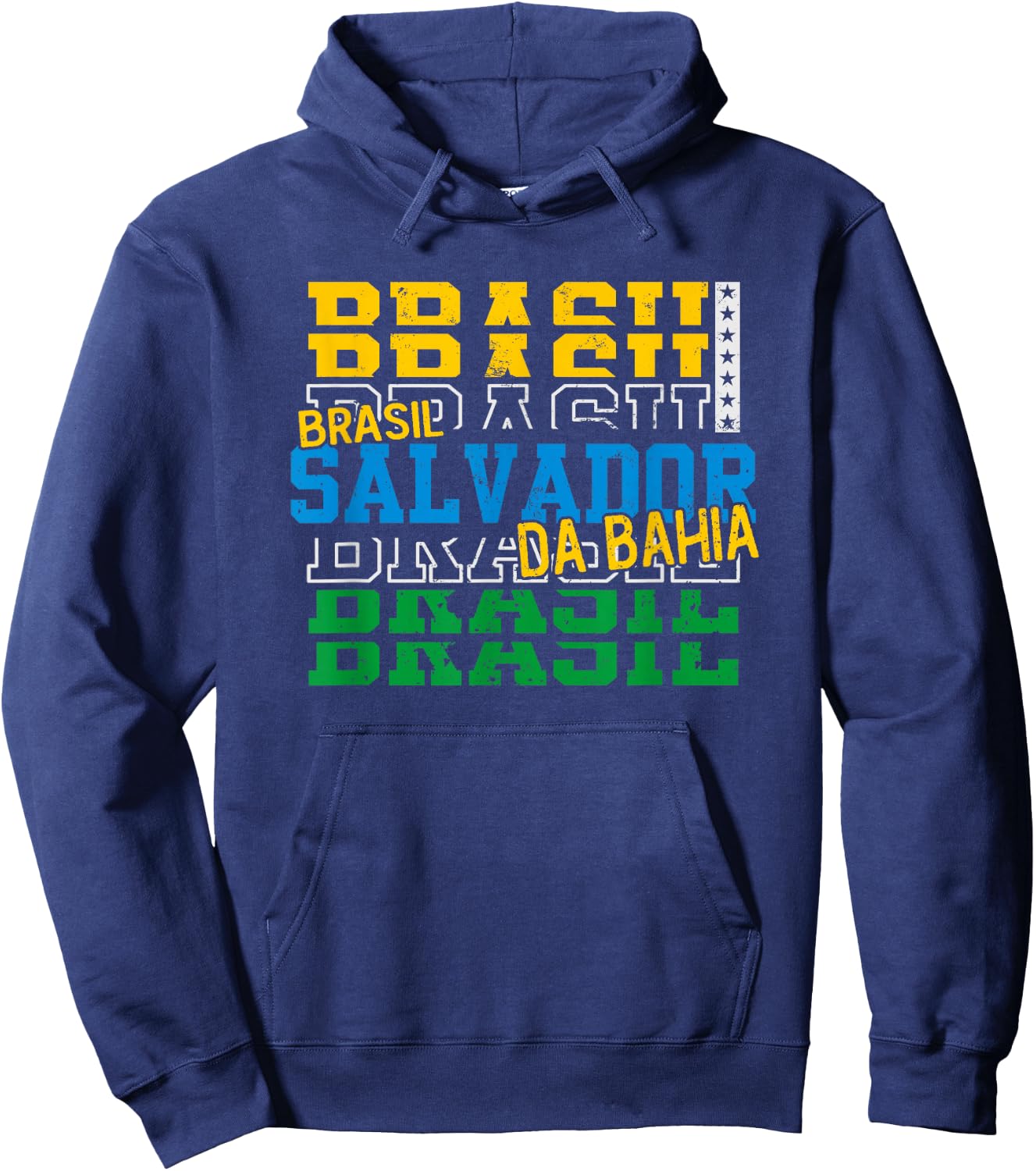 Salvador da Bahia Brazil Sport Souvenir Hoodie - Hoodie | Navy