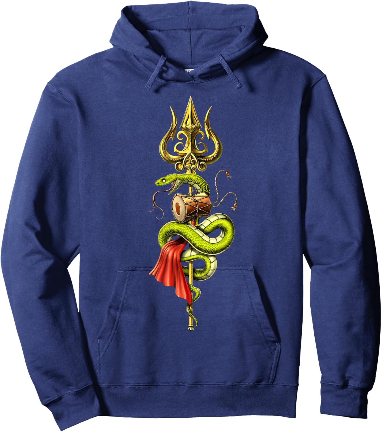 Lord Shiva Trident Hindu God Hinduism Hoodie - Hoodie | Navy