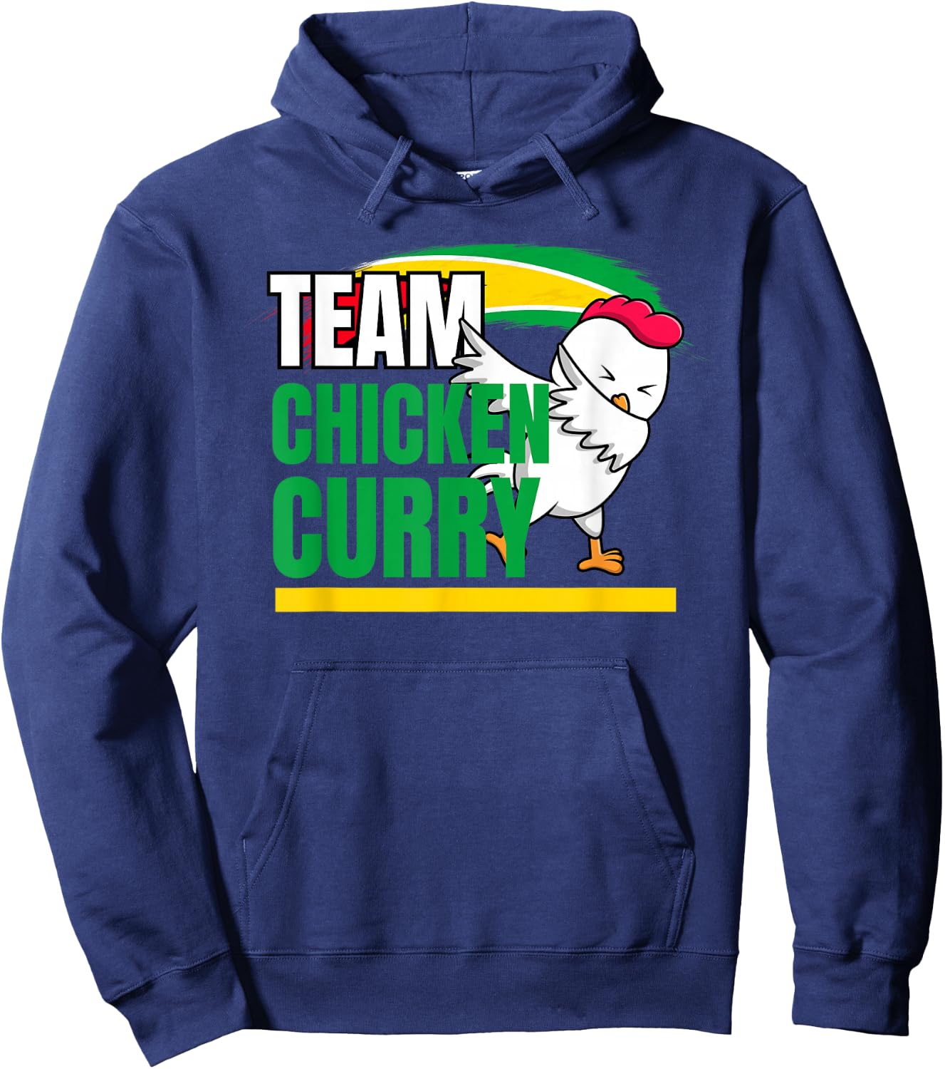 Caribbean Cricket Apparel - Guyana & Trinidad Patriotic Cricket - Black - Small - Short Sleeve - - Regular Fit - Cotton 65% Polyester 35% Hoodie - Hoodie | Navy
