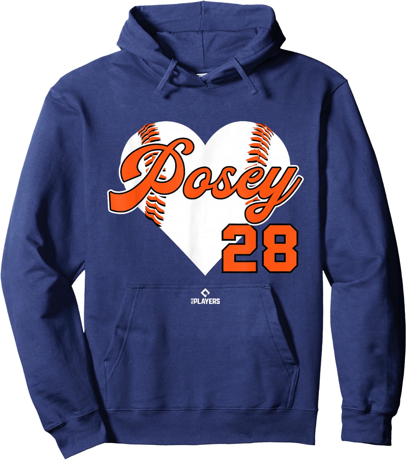 Baseball Heart Buster Posey San Francisco MLBPA Hoodie - Hoodie | Navy