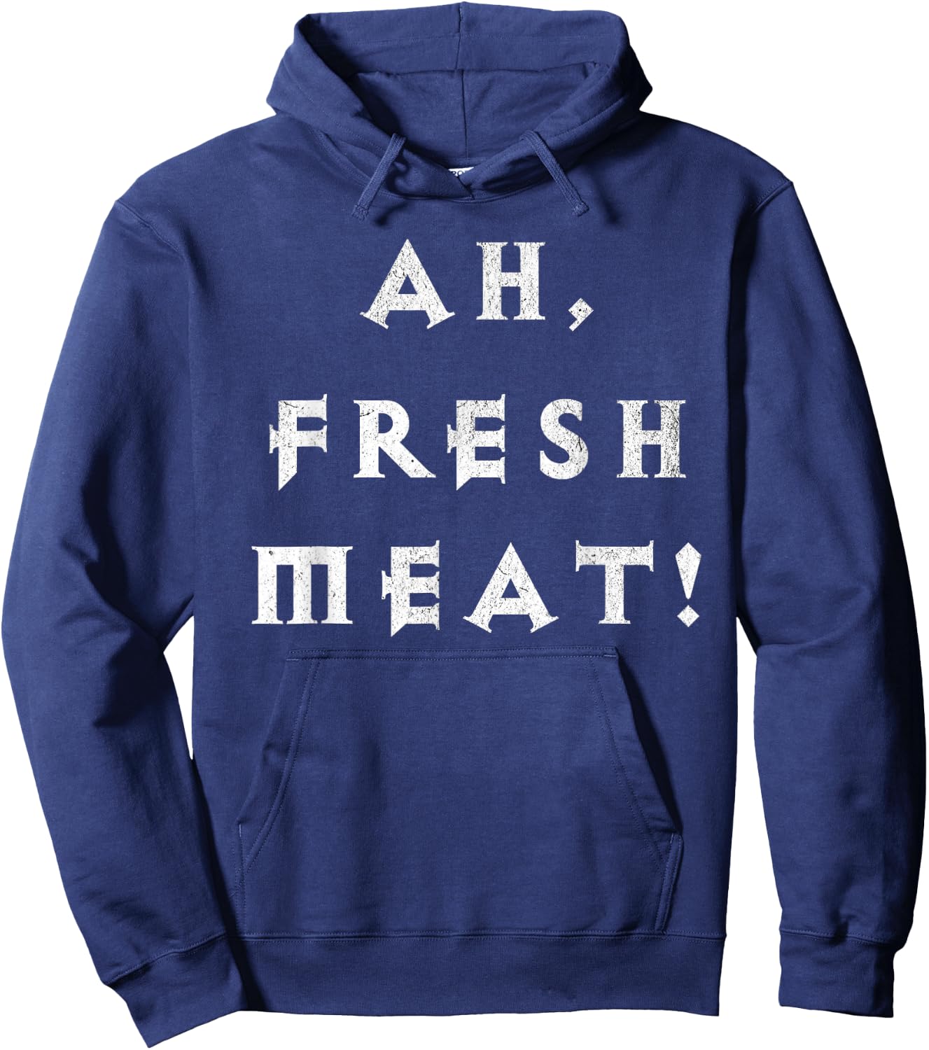 Funny "Ah, Fresh Meat" Diablo inspired Hoodie - Hoodie | Navy