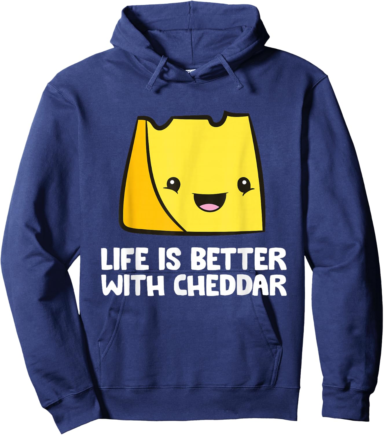 Life Is Better With Cheddar Hoodie - Hoodie | Navy
