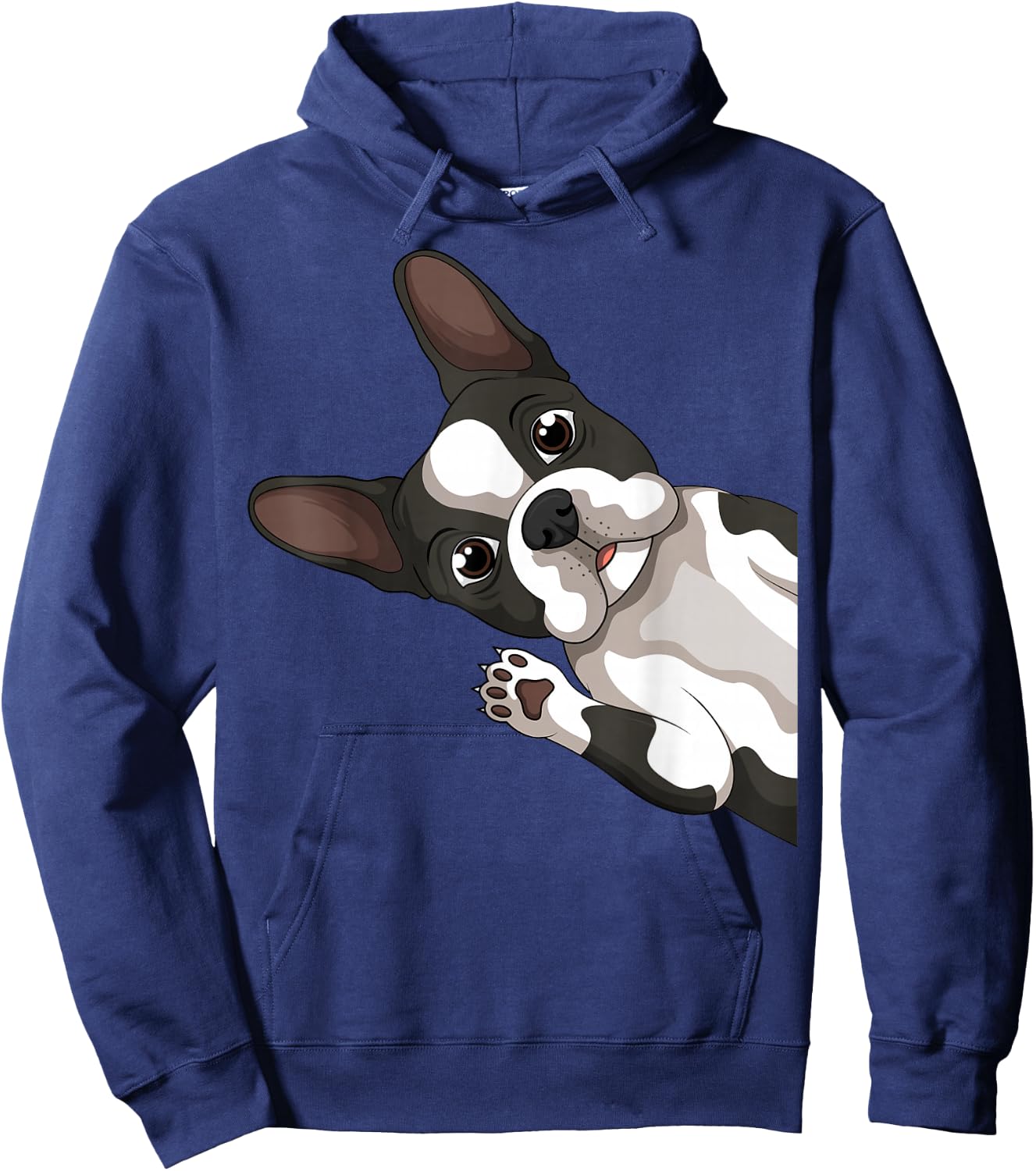 Boston Terrier Dog Hoodie - Hoodie | Navy
