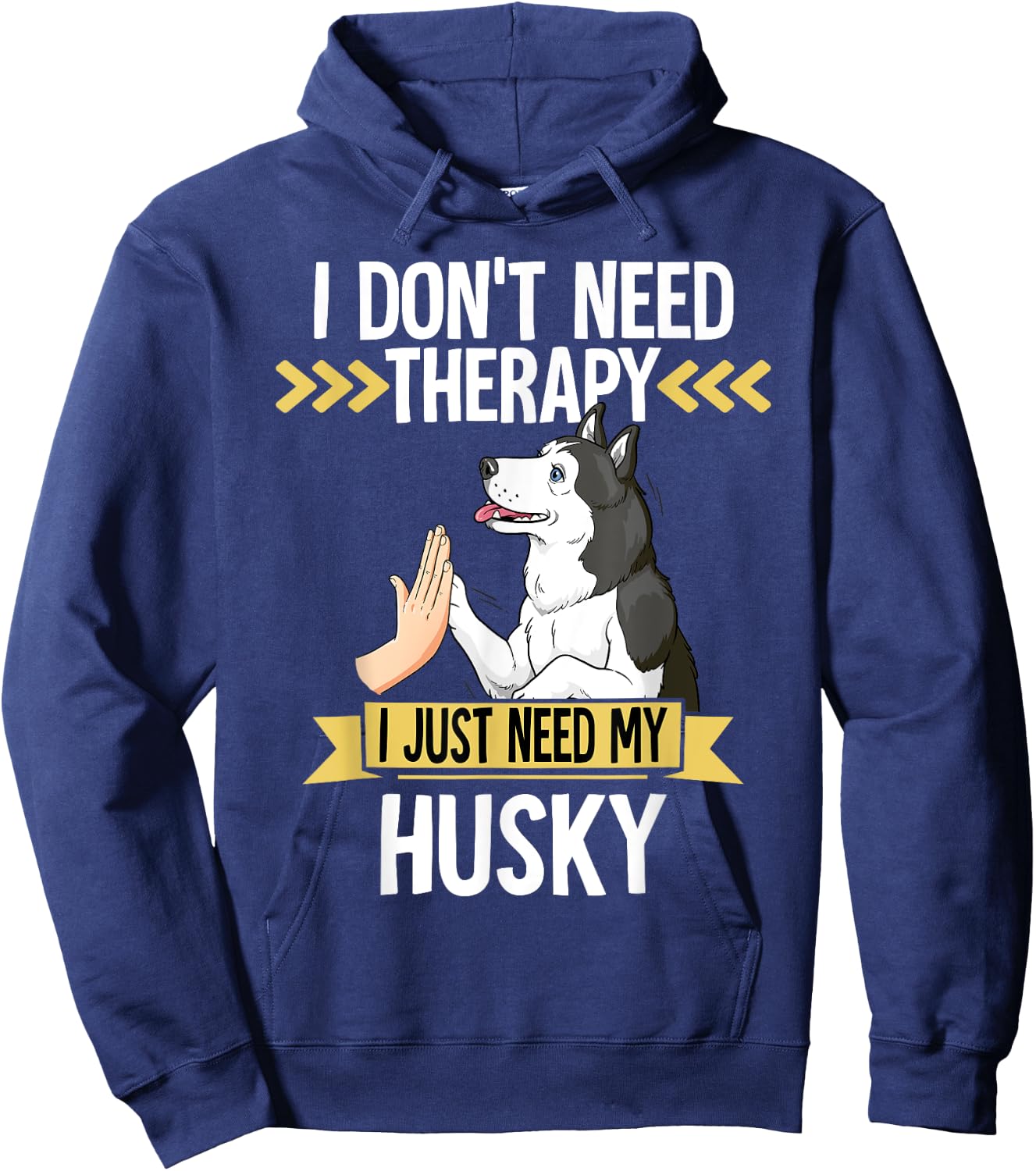 Siberian Husky Hoodie - Hoodie | Navy