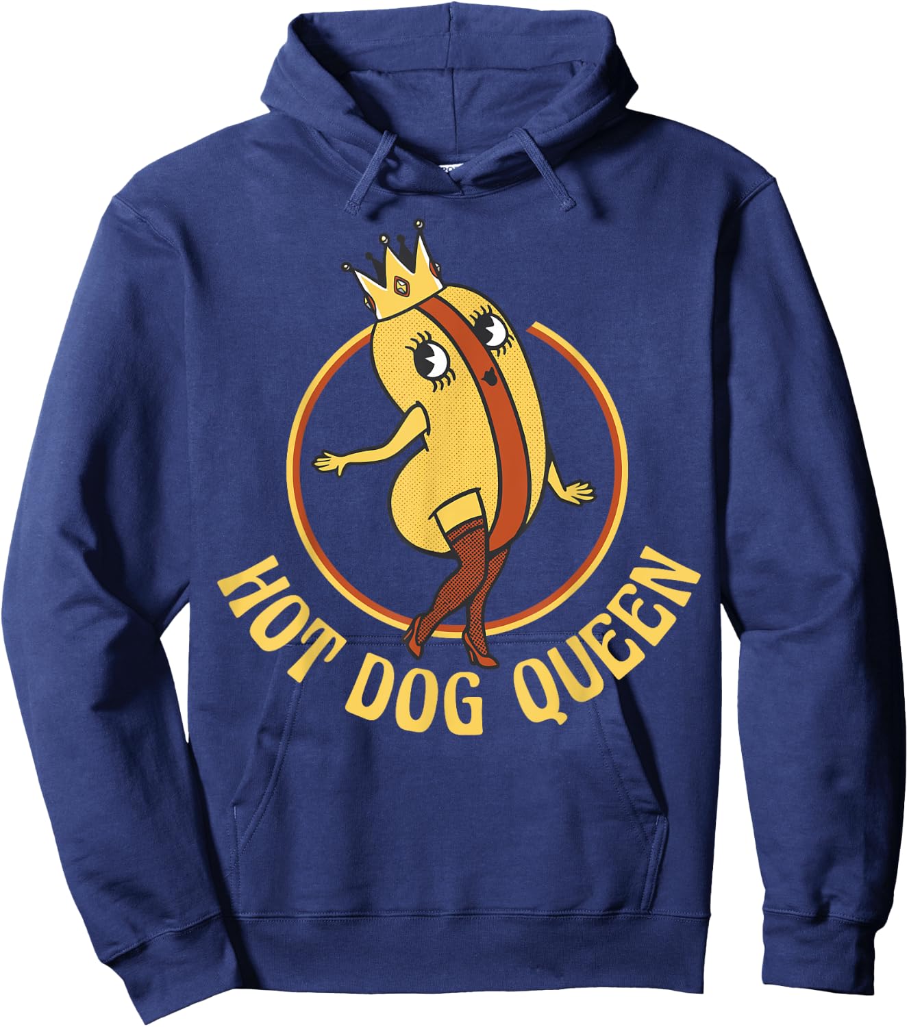 Hot Dog Queen Hoodie - Hoodie | Navy