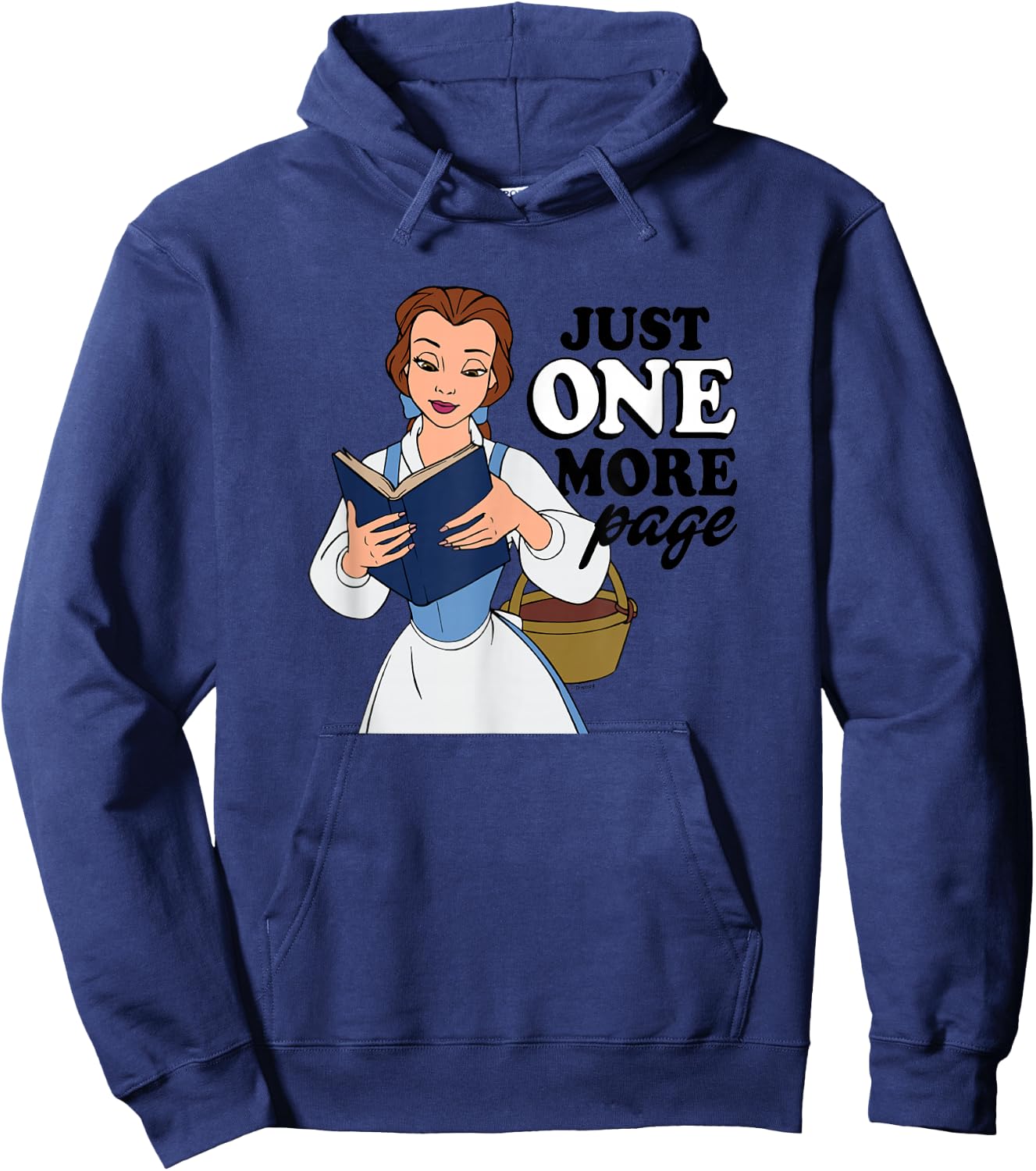 Disney Princess - Belle Just One More Page Hoodie - Hoodie | Navy