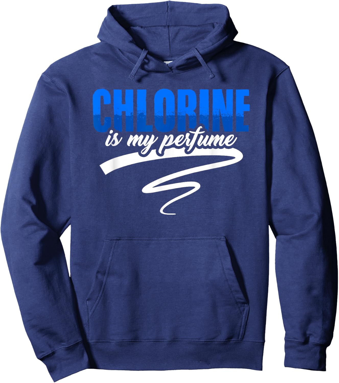 Pool Cleaning Maintenance Staff Chlorine Tester Hoodie - Hoodie | Navy